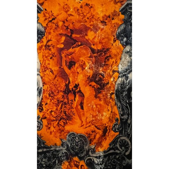 JEAN PAUL GAULTIER The Long Khaki Médaillon MESH Dress SIZE L - Picture 7 of 9